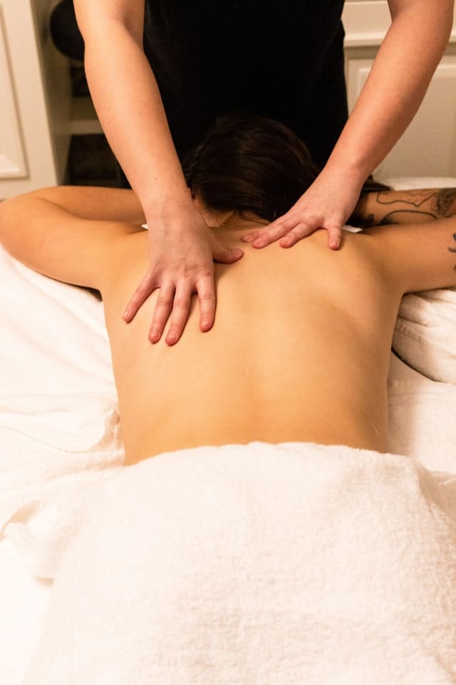 Private massage surrounded by wildlife at Sanctuary Farm